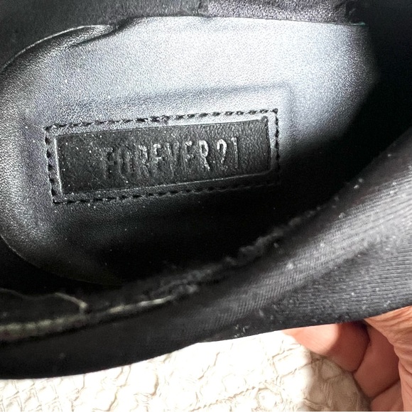 FOREVER 21 Black Platform Ankle Bootie - Picture 9 of 9